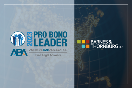 2023 Pro Bono Leadership Award